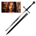 Réplique épée d’Aragorn en métal Le Seigneur des anneaux