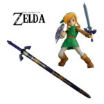 Épée Zelda de Link Reproduction en métal avec fourreau 100cm