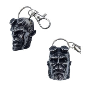 Porte clés Hellboy en Acier Inoxydable