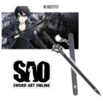 Elucidator Kirito Sword art Online SAO porte-clés en métal