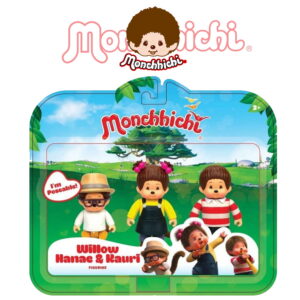 Kiki Monchhichi Pack de 3 figurines