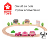 Circuit de Train en Bois Jouet en Bois - House of Toys Joyeux anniversaire