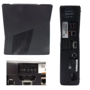 Console XBOX 360 Noir Mat 250Go – Sans câbles ni manettes