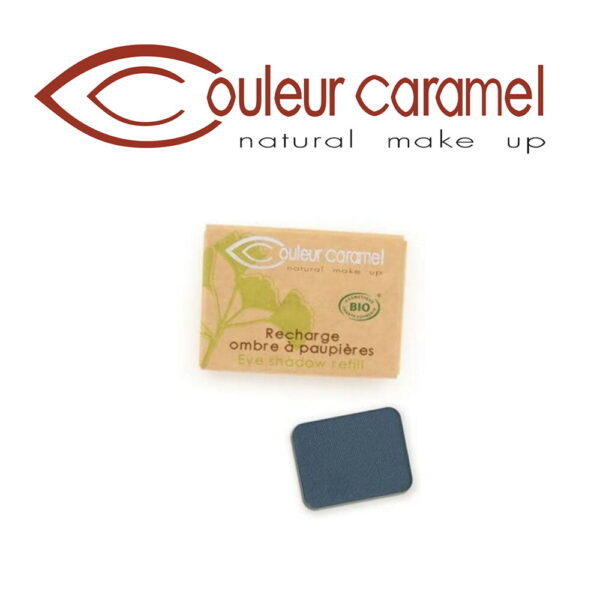 Couleur Caramel Recharge Ombres à Paupières BIO N°076 bleu marine mat