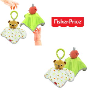 Doudou Fisher-Price Ours cache cache réversible