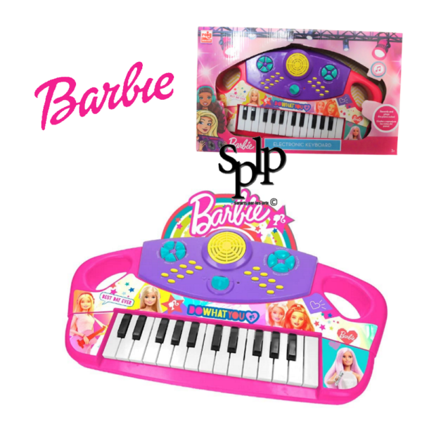 Barbie Clavier électronique reproduis les notes de piano Mattel enfant