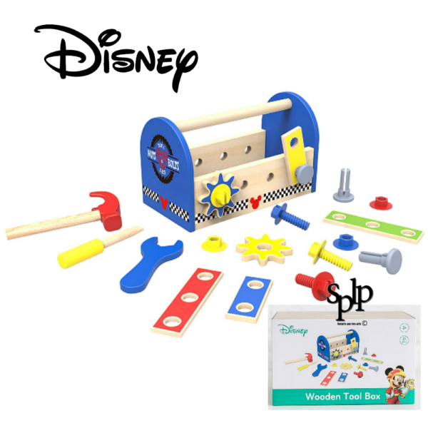 Disney Boite à outils Mickey en bois jouet