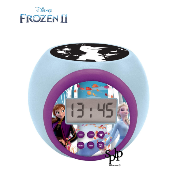 Réveil projecteur La Reine des Neiges +3 ans Disney Frozen 2