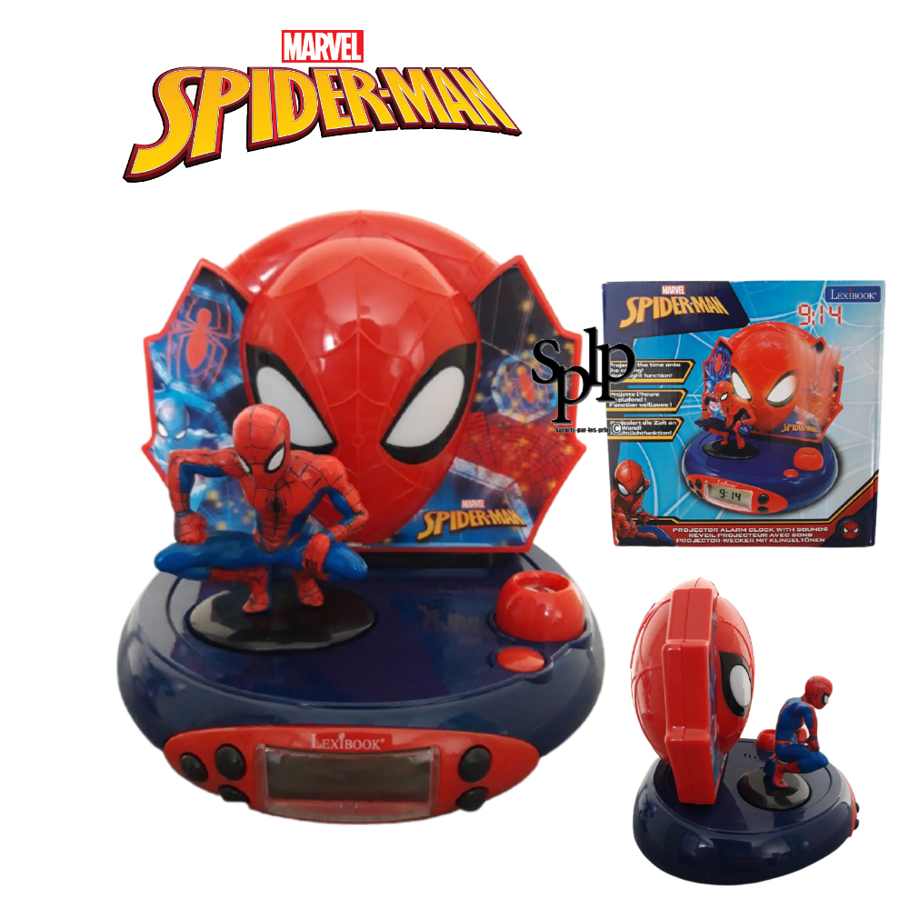 Réveil projecteur Spider-Man Marvel Livraison Gratuite ✓