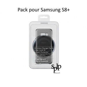 Pack SAMSUNG S8+ Chargeur Sans FIL RAPIDE QI