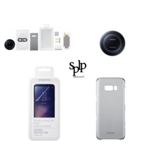 Pack SAMSUNG S8+ Chargeur Sans FIL RAPIDE QI + Coque + 2x Films