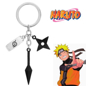 Porte clés Naruto Shuriken et Kunai