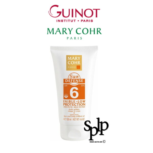 Mary Cohr Sun défense SPF 6 Faible protection solaires Visage et corps