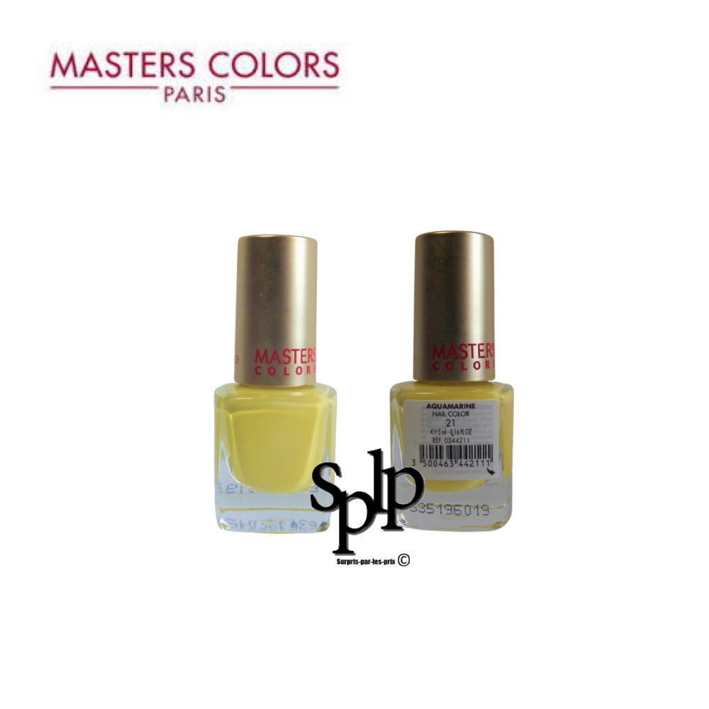 Masters Colors Vernis à ongles N°21 Jaune canari Mer & Soleil Aquamarine