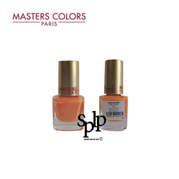 Masters Colors Vernis à ongles N°23 Orange Résistants Mer & Soleil Aquamarine