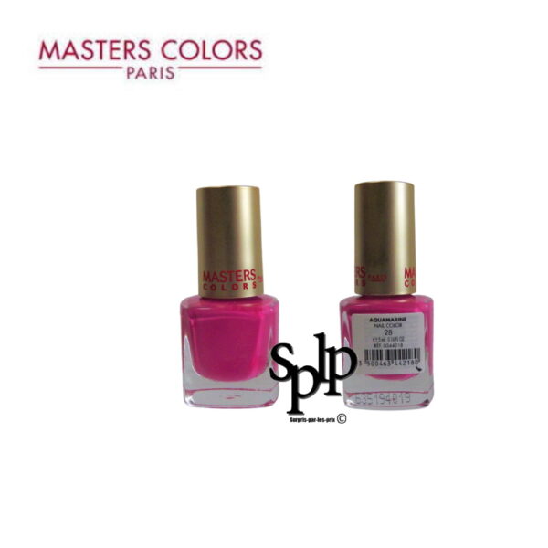 Masters Colors Vernis à ongles N°28 Rose Résistants Mer & Soleil Aquamarine