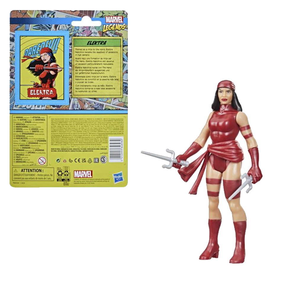Figurine Marvel Legends Elektra Dardevil Kenner Hasbro