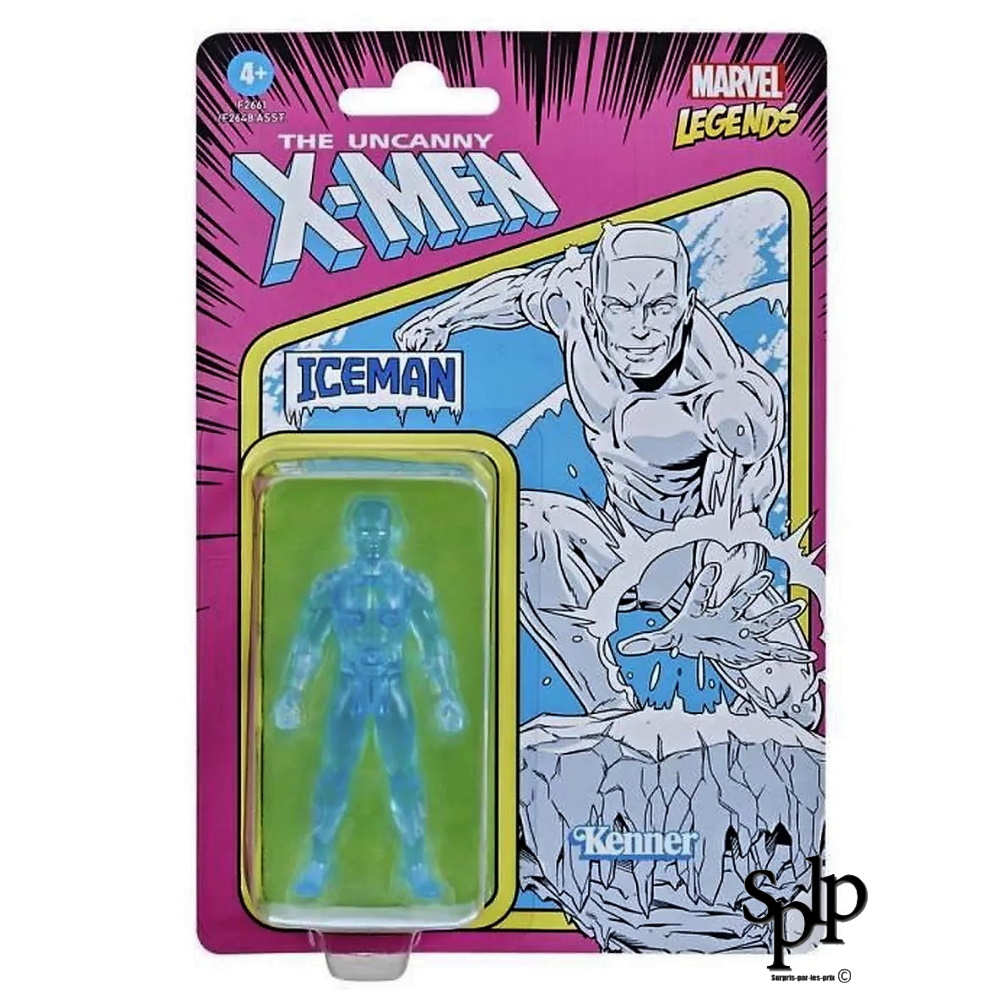 Figurine Marvel Legends Iceman The uncanny X-Men Kenner Hasbro
