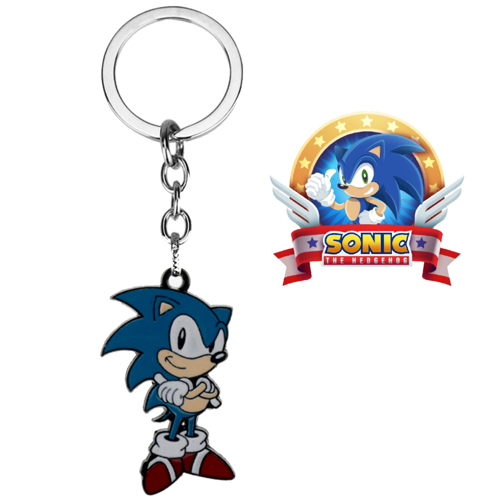 Porte clés Sonic en métal