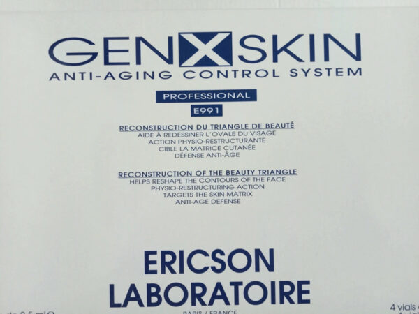 Ericson Laboratoire aide à redessiner l'ovale du visage Genxskin 4 soins E991 FEMME