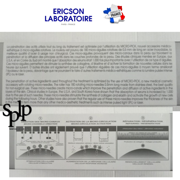 Ericson Laboratoire 1 roller Premedikl micro-pick E1156 visage femme