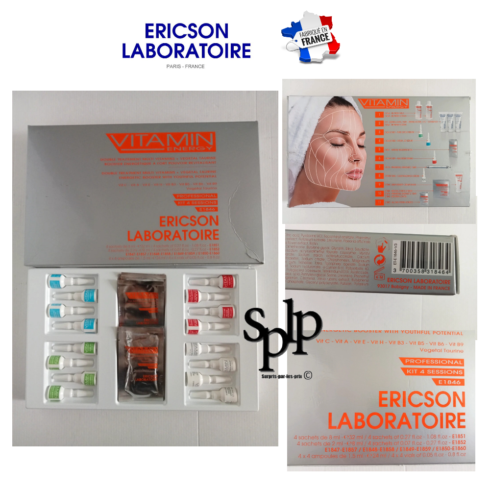 Ericson Laboratoire double traitement multi vitamines booster 4 soins E1846