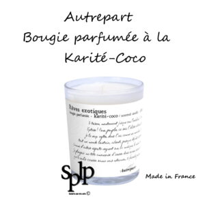Autrepart Bougie Parfumée à la Karité-Coco 140 gr Made in France