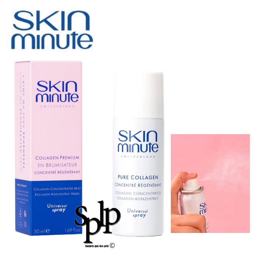 Skin minute Collagène premium brumisateur concentré régénérant visage 50 ml