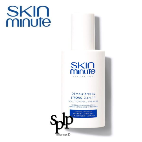 Skin minute Démaq' xpress strong 3 en 1 solution peau urbaine peau grasse