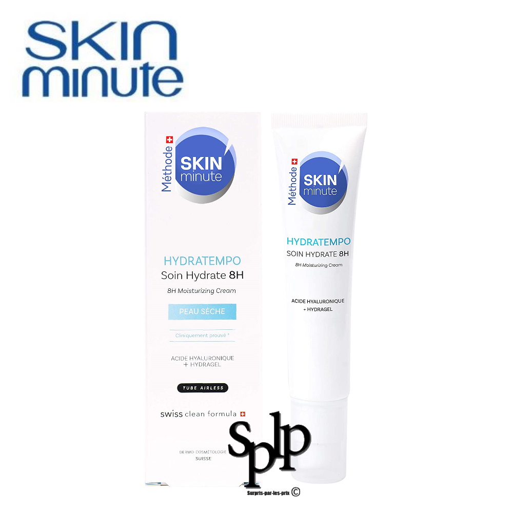 Skin minute Hydratempo soin hydrate 8 heures Peau sèche visage
