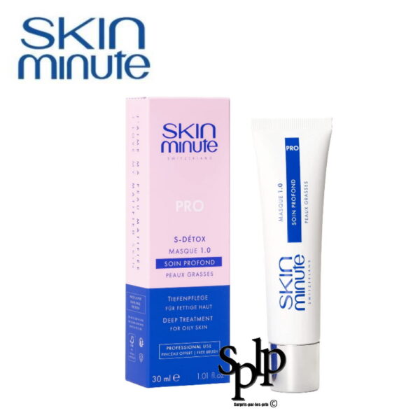 Skin minute Pro S-Détox Masque 1.0 soin profond Peaux grasses