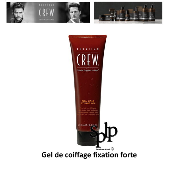 AMERICAN CREW Firm Hold Styling Gel de coiffage fixation forte