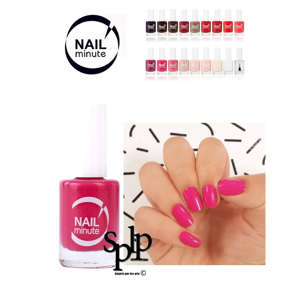 Nail'minute vernis Dance with me Rose séchage ultra rapide