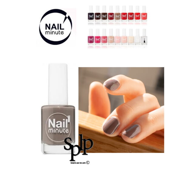 Nail'minute vernis Taupe séchage ultra rapide