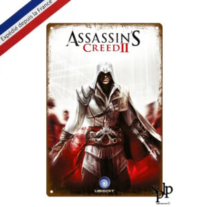 Assassin’s Creed II Plaque murale de décoration en métal