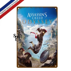 Assassin’s Creed Odyssey Plaque murale de décoration en métal