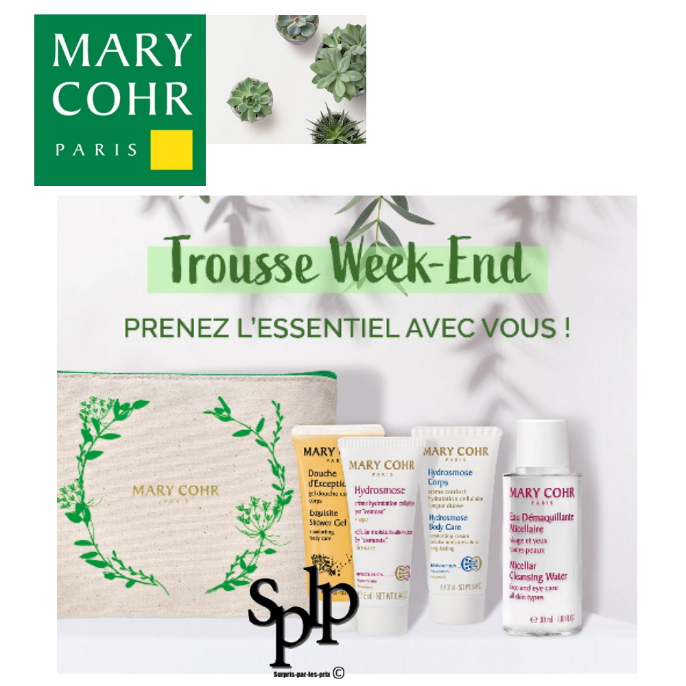 Mary Cohr Trousse Week-end 4 produits essentiels visage & corps