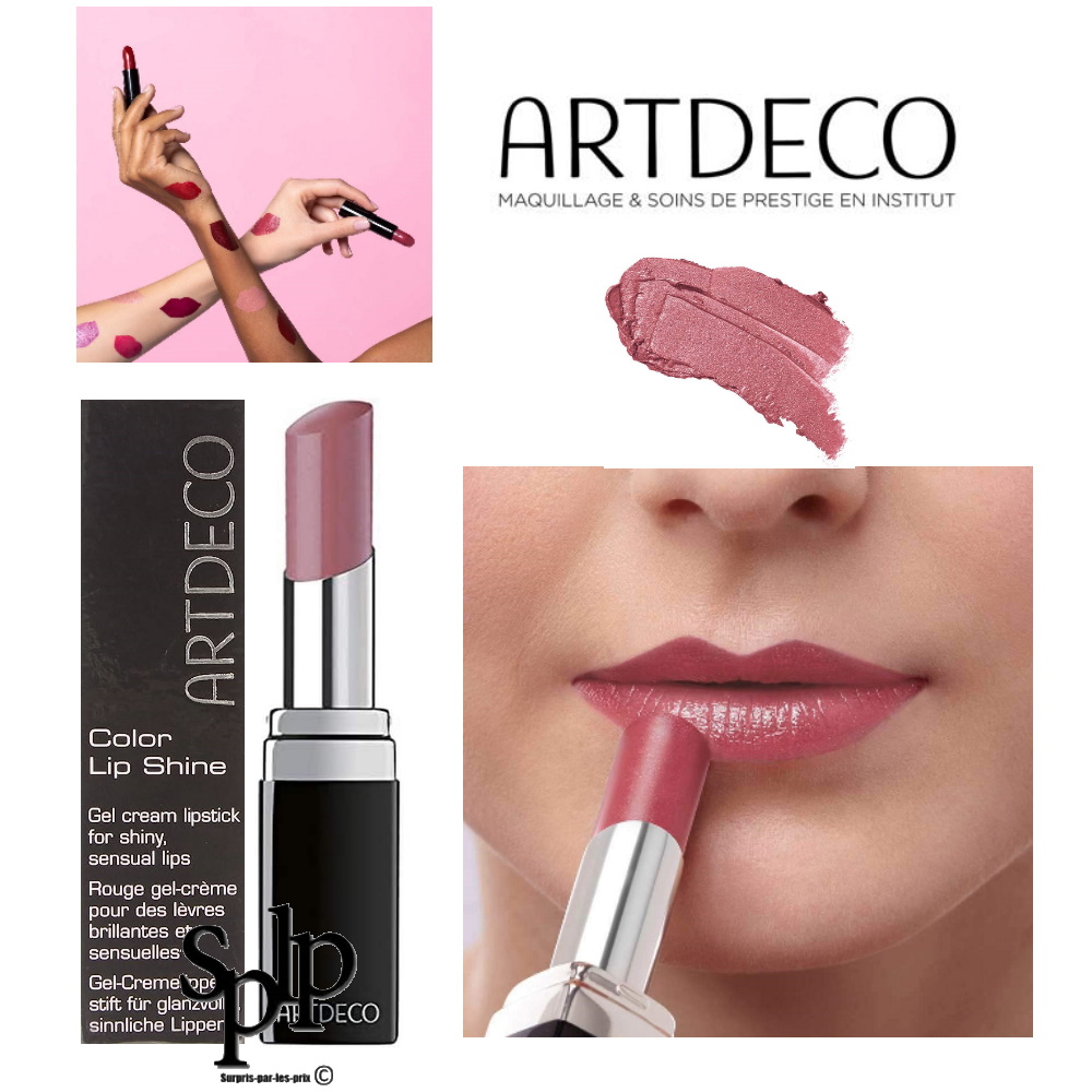 ARTDECO Rouge à lèvres Gel crème brillantes N°66 Shiny rose
