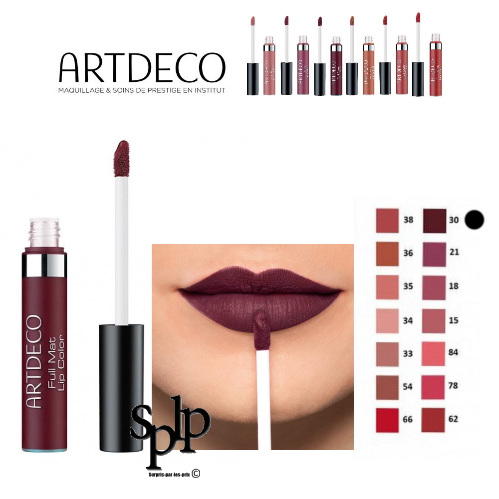 ARTDECO Rouge à lèvres mat longue tenue N°30 Plum Noir prune