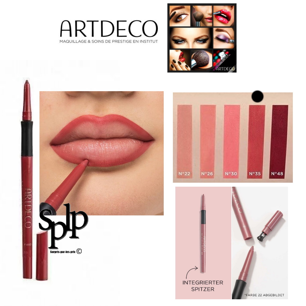 ARTDECO Crayon Contour Lèvres Rétractable 35 Rose rouge