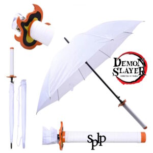 Demon Slayer Parapluie Katana Rengoku blanc