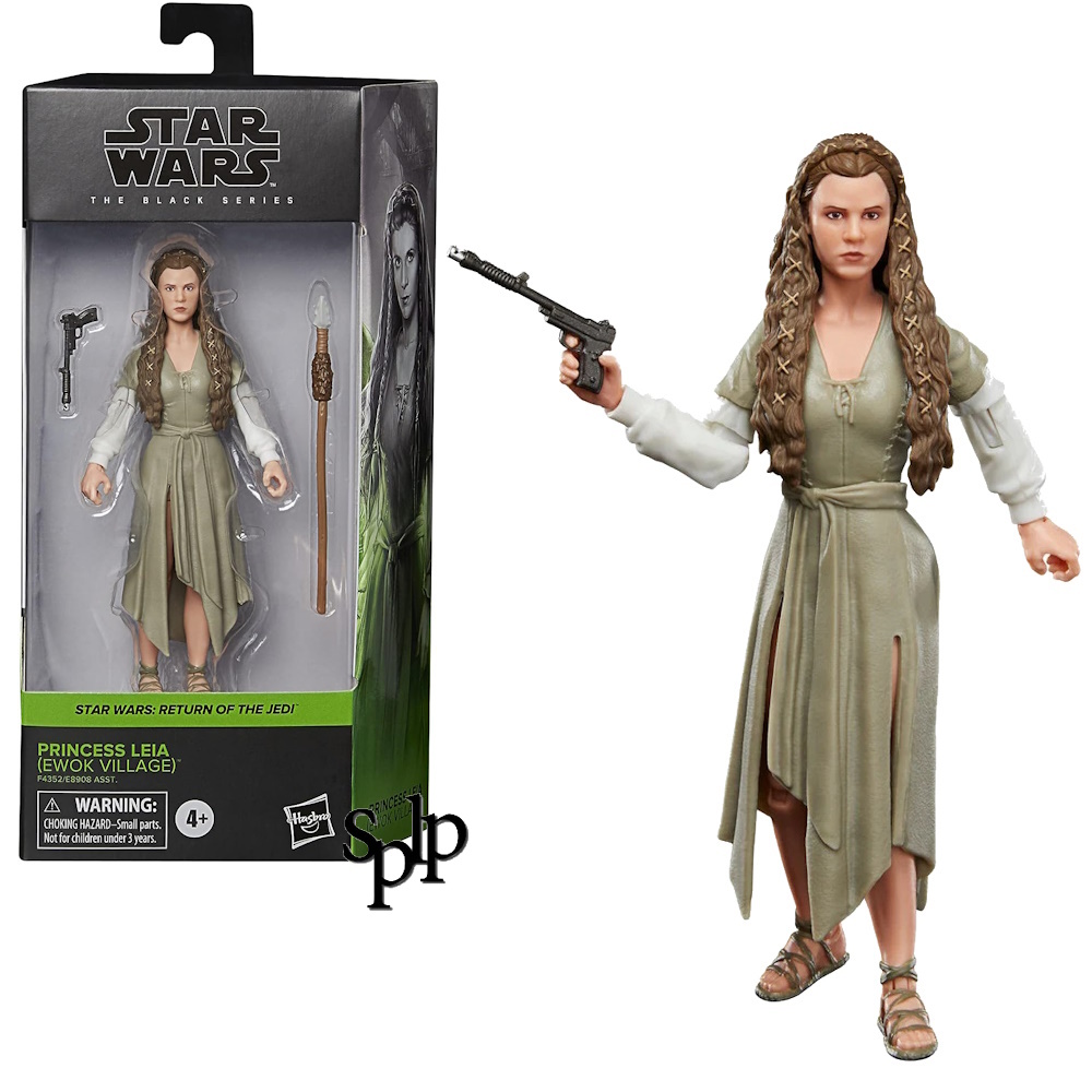 Figurine princesse Leia Ewok village collection Black Series