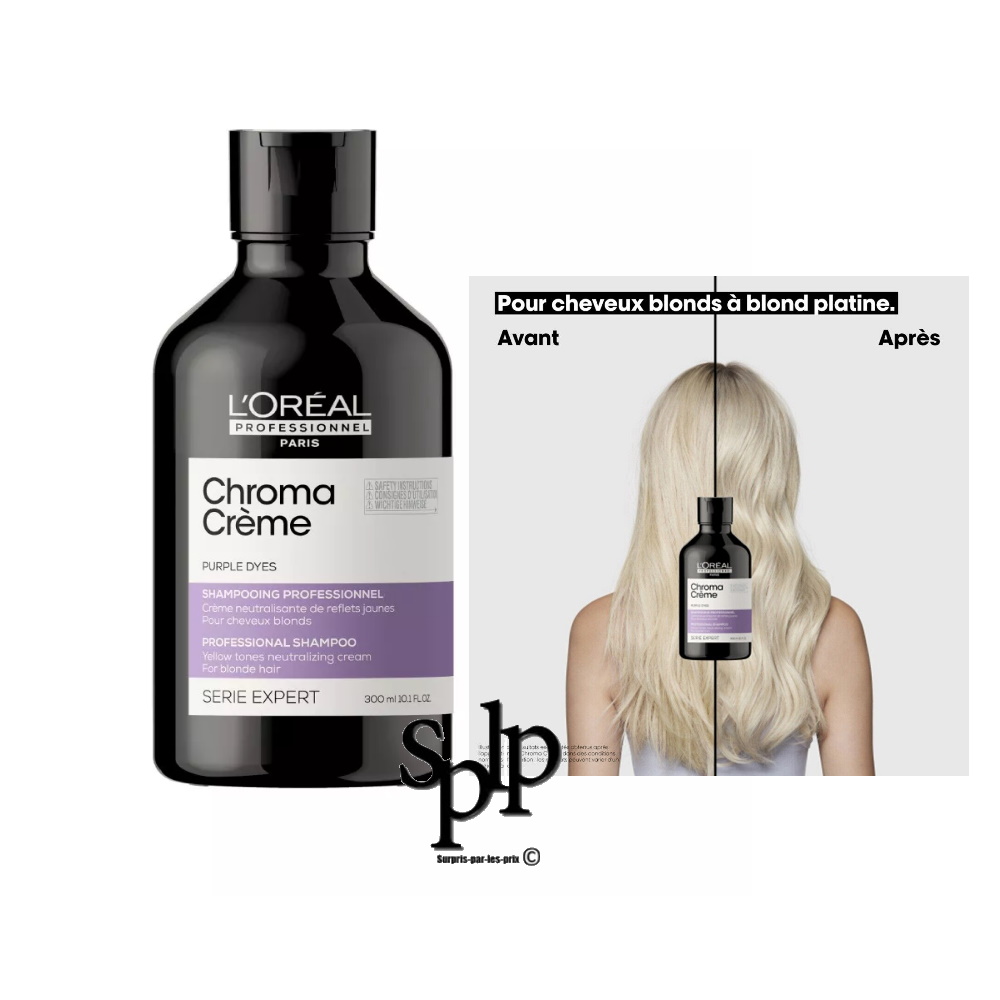 L'Oréal Chroma Shampoing violet neutralisante reflets jaunes