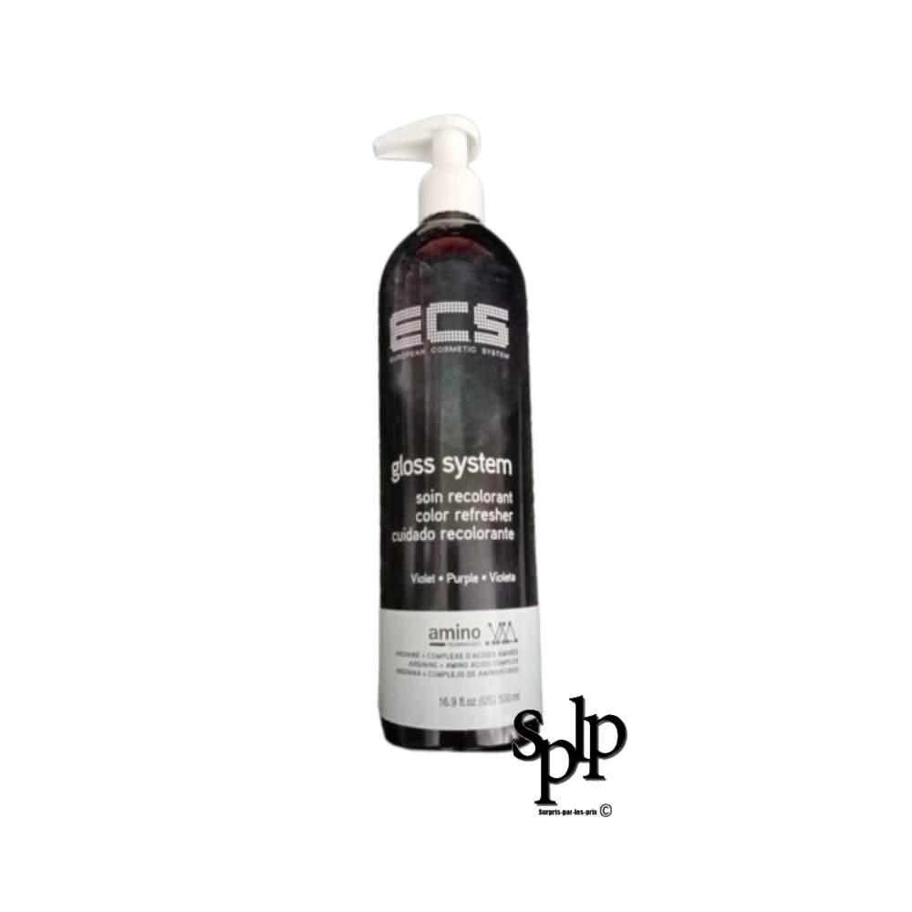 ECS Gloss system Soin recolorant cheveux Violet Eclat couleur