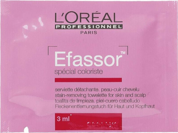 L'Oréal lot de 16 sachets de Serviette détachante Efassor 16 x 3 gr coloration