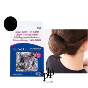 Sibel Filet Chignon Invisible noir x2 – 100% Polyamide