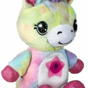 Peluche Star Belly Licorne multicolore Veilleuse à câliner + 3 ans