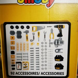 Smoby – Stanley Etabli Bricolo – 92 Accessoires – Jouet pour Enfant