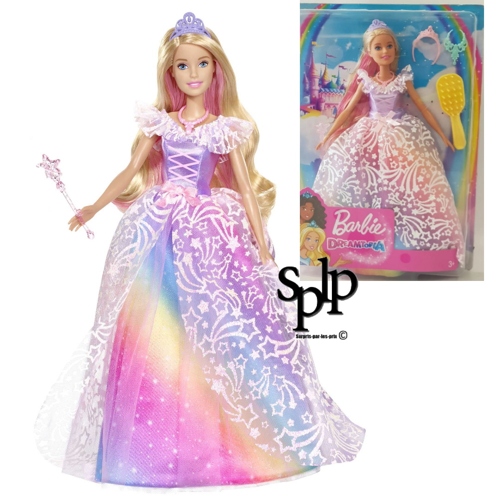 Poupée Barbie Dreamtopia Princesse de rêves +3 ans Mattel