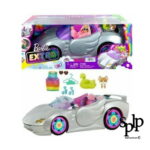 Barbie Extra Cabriolet argenté Voiture de sport 2 Places